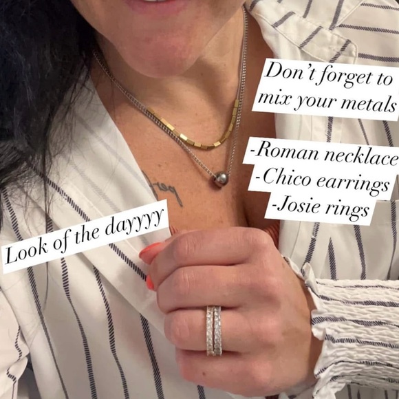 Park Lane Roman Necklace! BNIB!! Retired!!! 2-in-1! Mixed Metals!!! - Picture 4 of 12